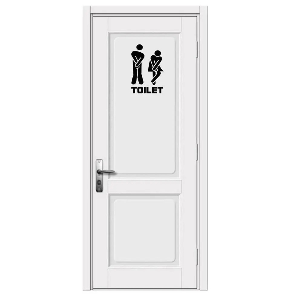 New Funny Toilet Wall Sticker Waterproof Bathroom Decal Fast Shipping