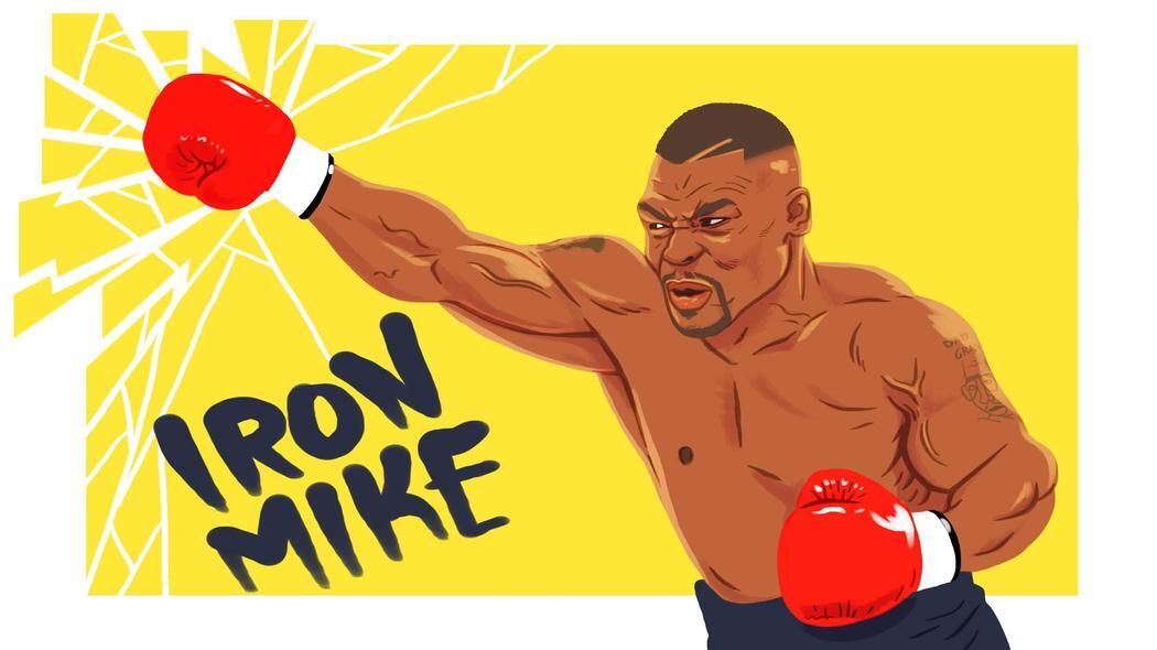 Mike tyson sticker iron mike boxing weatherproof bumper vinyl decal