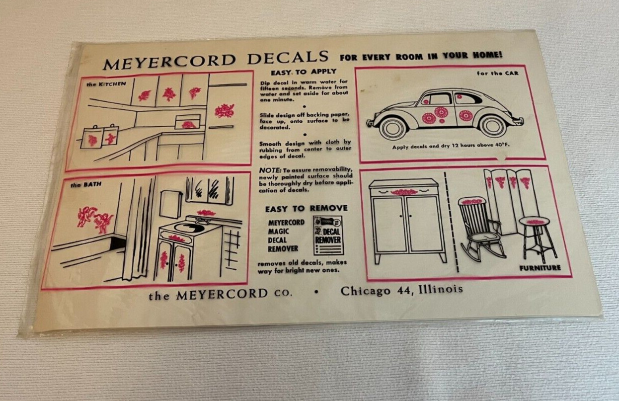 Meyercord Decorative Decal Declaration of Independence New X565-A 13.5"x8.5"