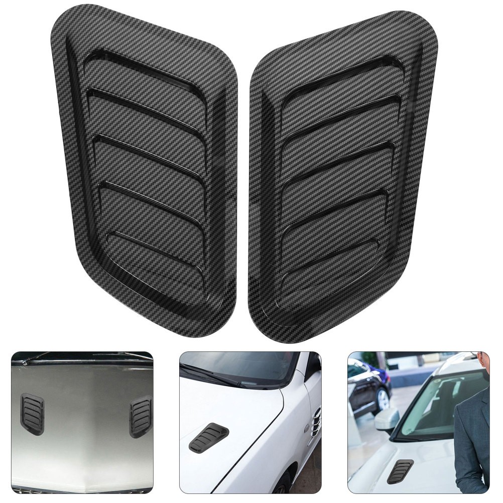 2 Pcs Car Front Hood Decal Body Stickers Exterior Accessories Auto Decals