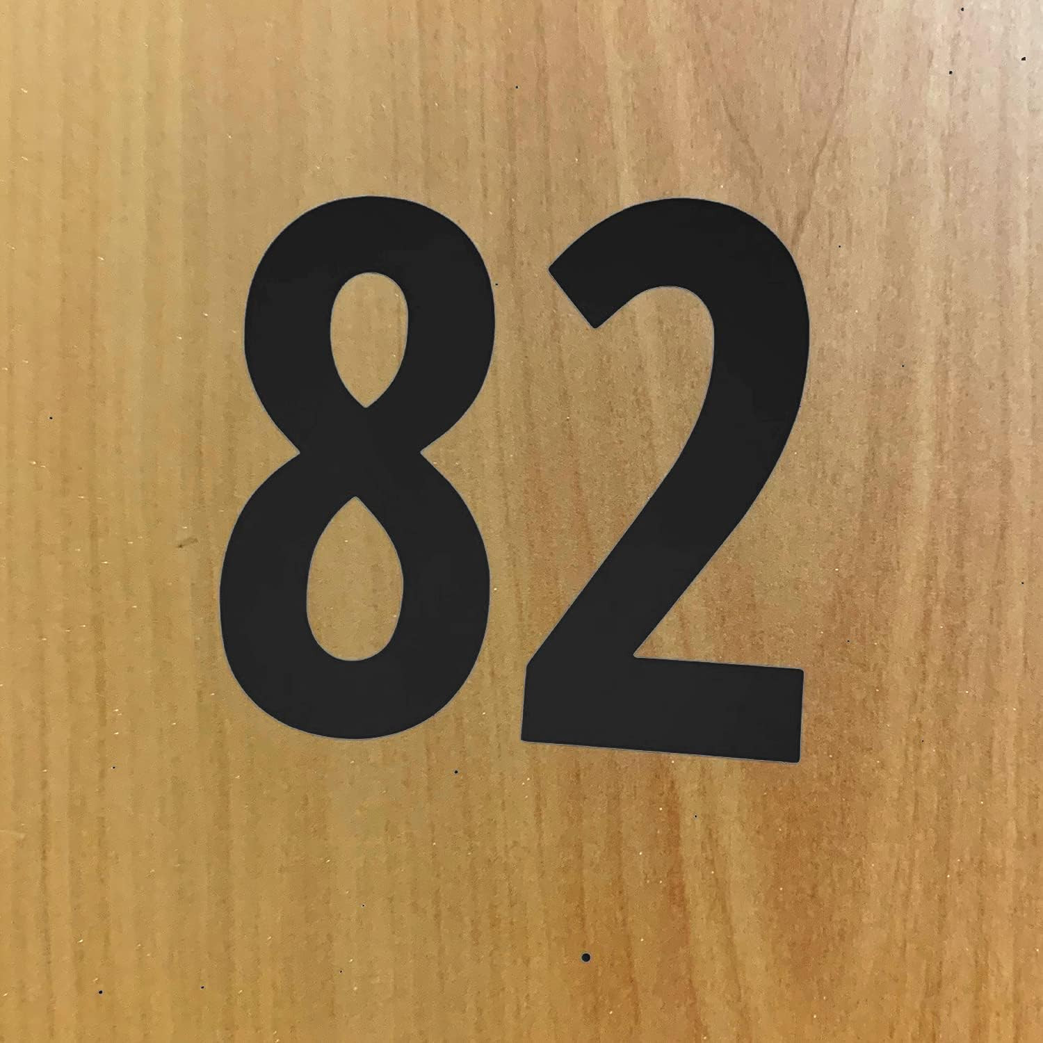 600 Pieces, 1" – Number Stickers, Waterproof Vinyl Stick on Numbers – Black