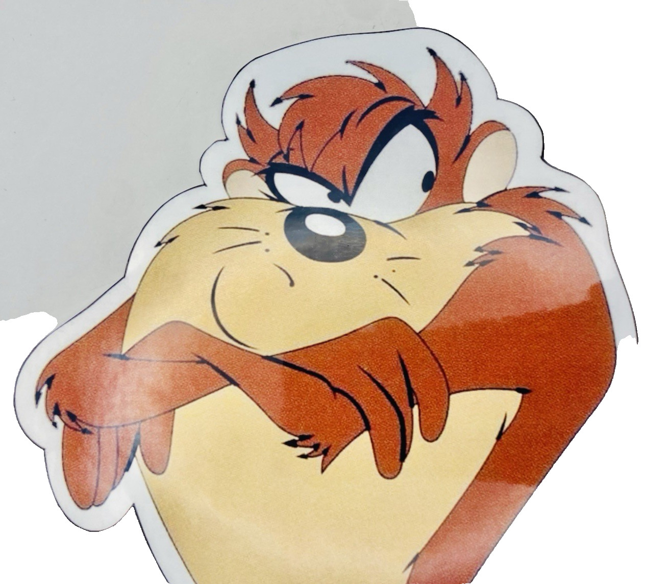 Tasmanian Devil Looney Tunes Inspired Waterproof Car Decal Poster Vinyl Sticker