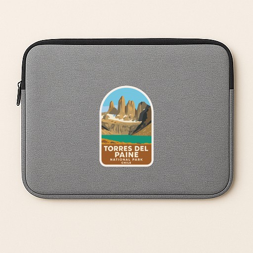Torres del Paine Chile Iron On Heat Transfer Vinyl HTV World National Parks