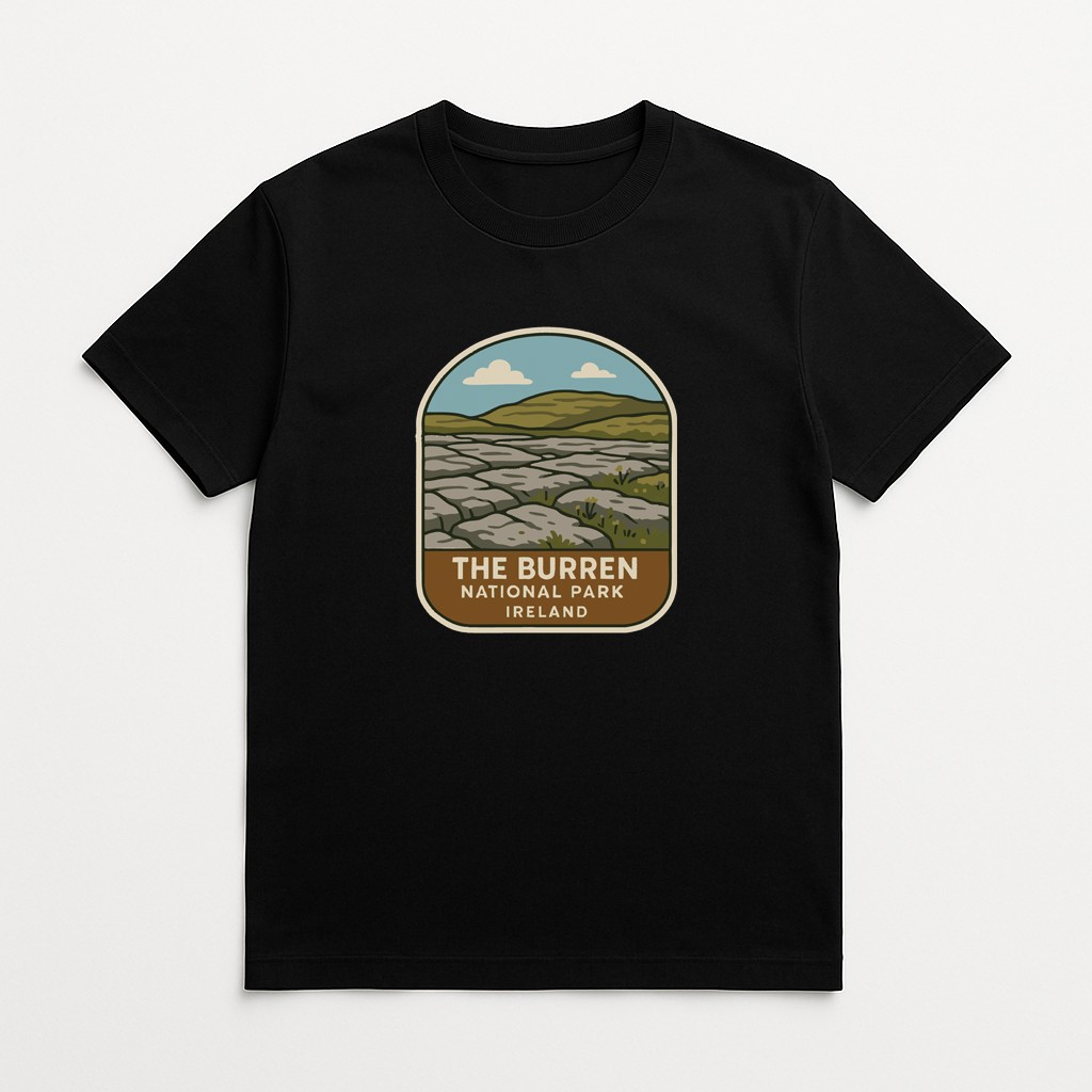 Burren Ireland Iron On Heat Transfer Vinyl HTV Die-Cut World National Parks