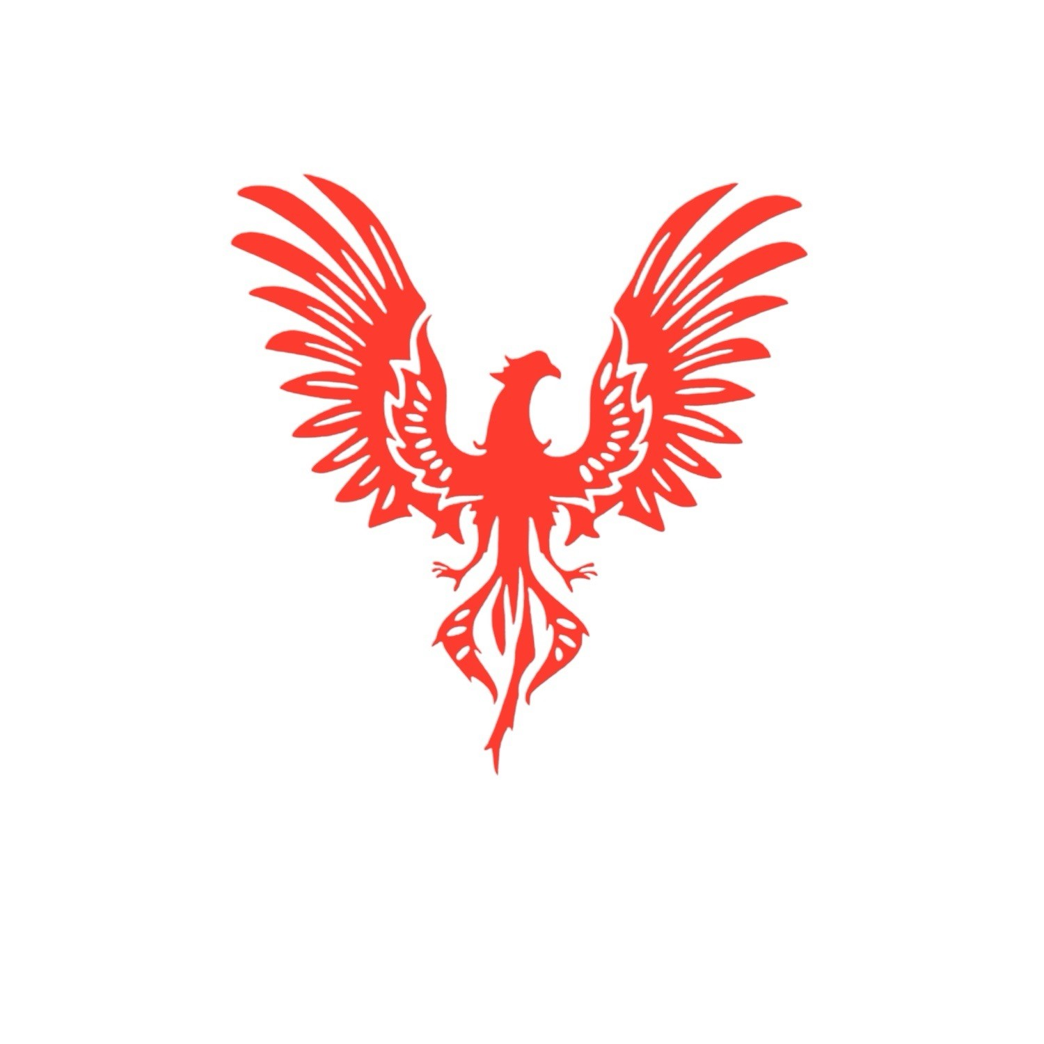 PHOENIX FANTASY BIRD Vinyl Decal for SUV Car Truck Bumper Wall Window laptop