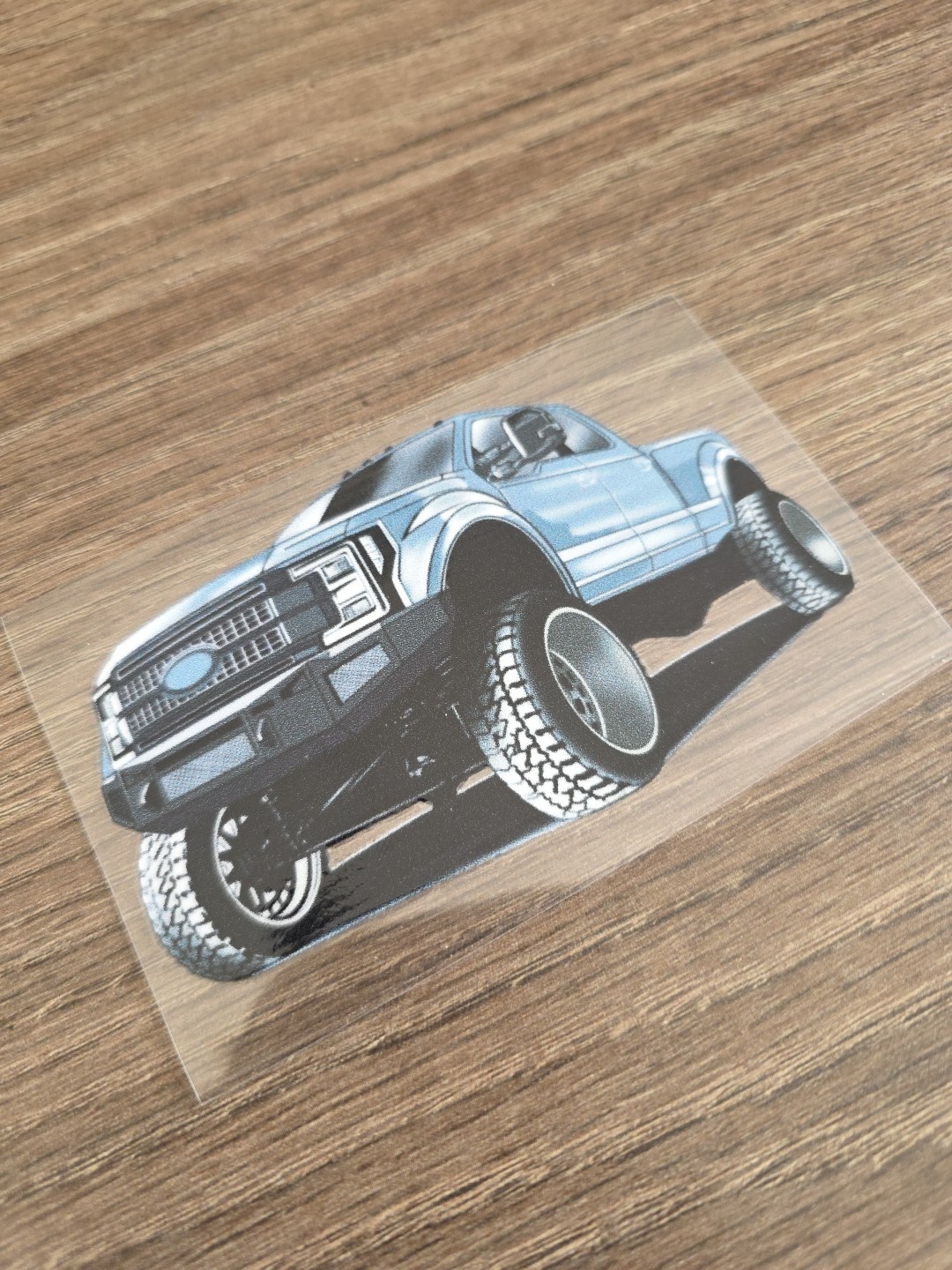 Heavy Duty Truck UVDTF Decal Sticker Waterproof Raised In Full Color 4in