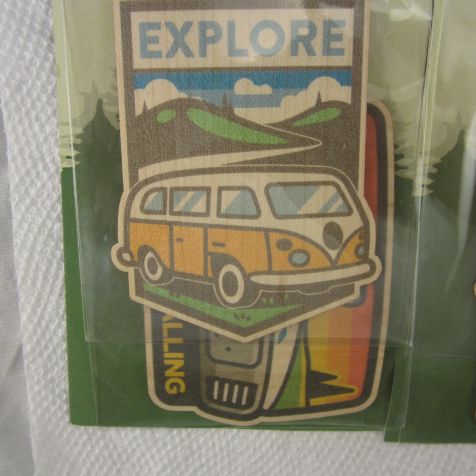 Wood Stickers Sustainably Sourced Real Wood Flexible And Eco Friendly Dust City.