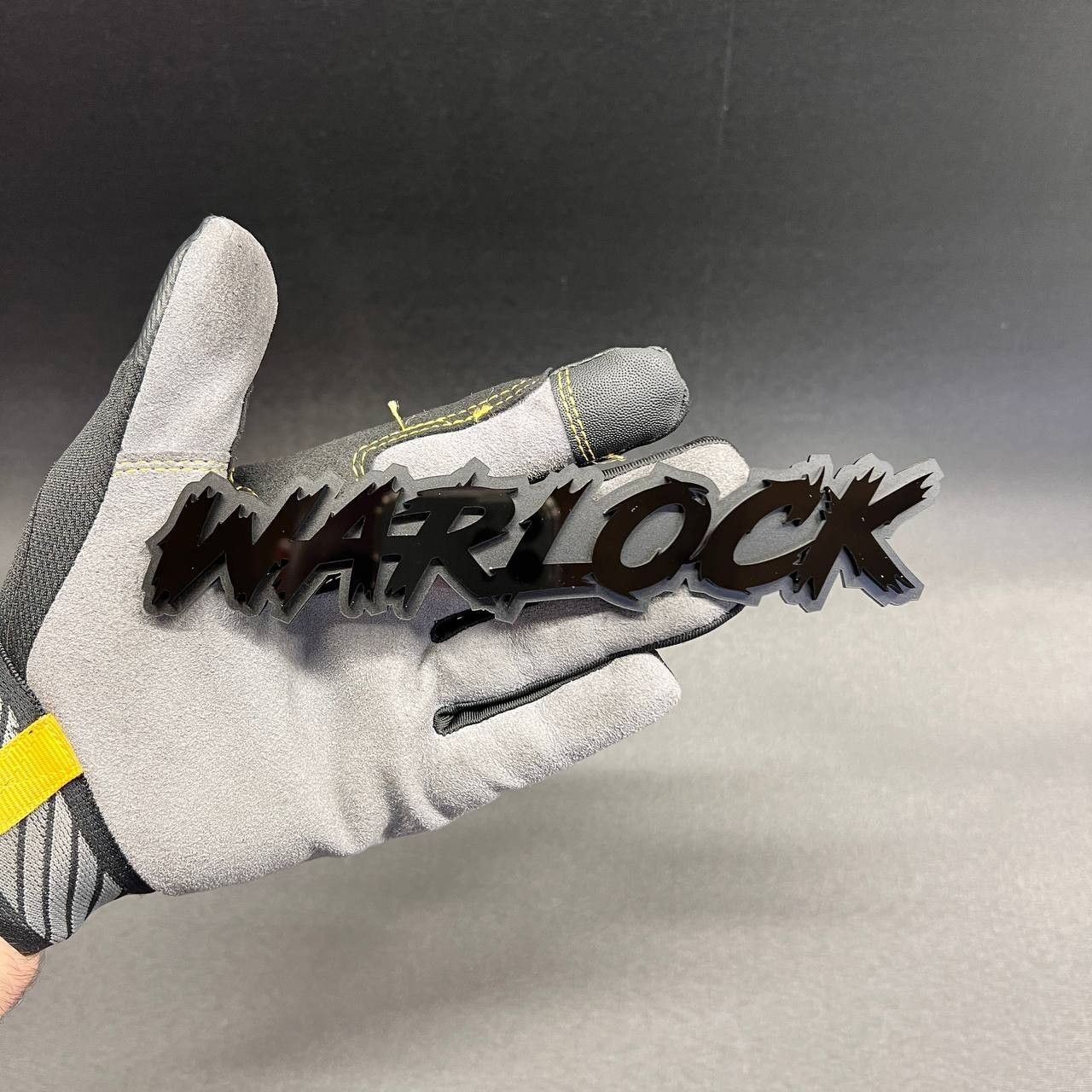 Warlock 3D Car Badge Fender Emblem – Grille Holder Acrylic Car Decal 1PC