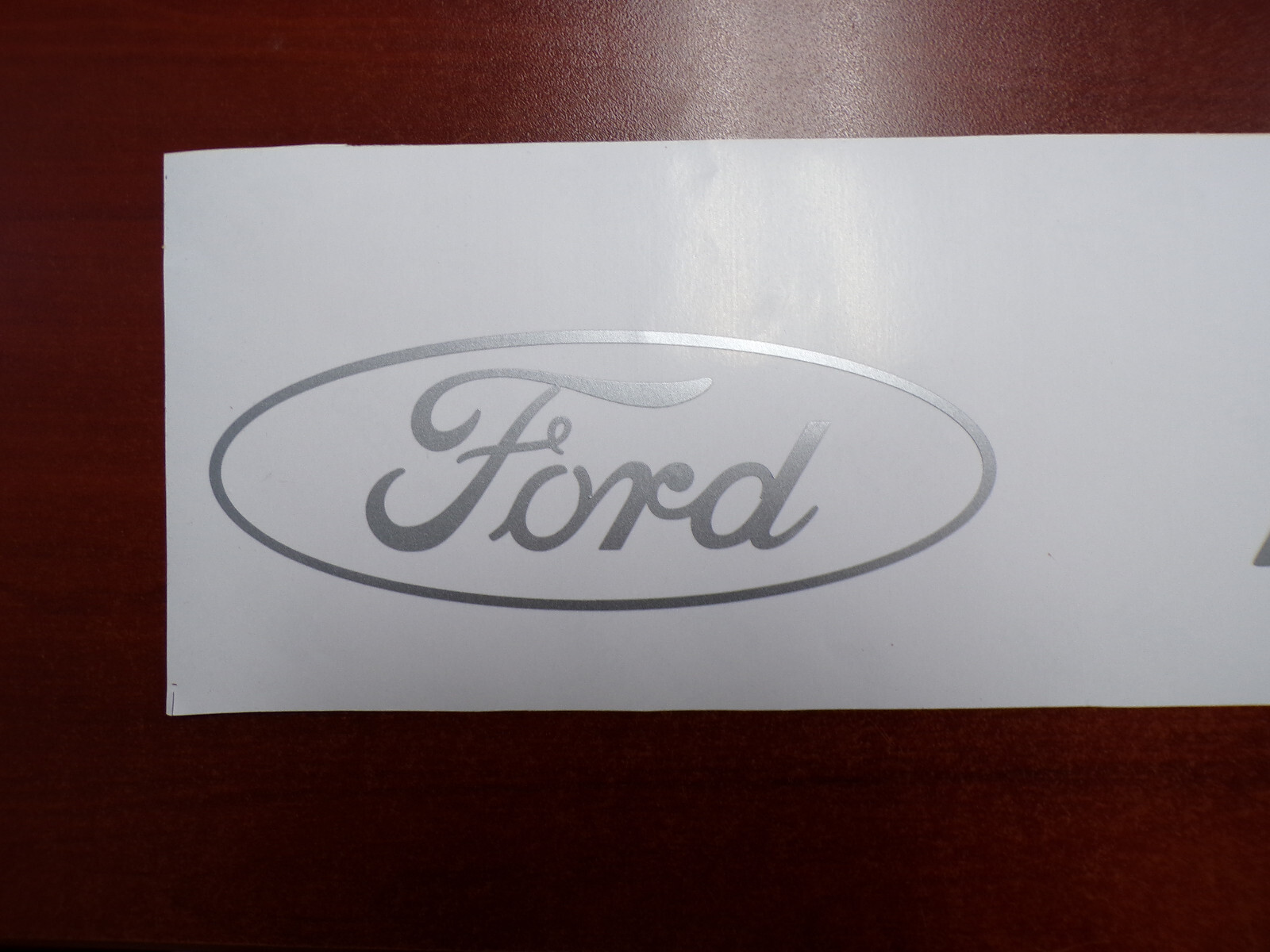 FORD MOTORSPORT TRUCK VINYL DECAL OFFROAD CAR STICKER SILVER GREY MADE IN USA