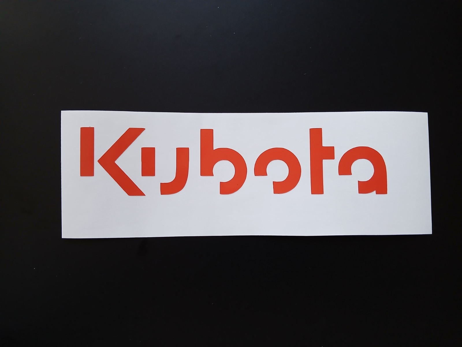 Kubota Sticker 3.5" 5.5" 7.5" 11" Tractor Mower Blade Filter Belt B L BX T GR Z