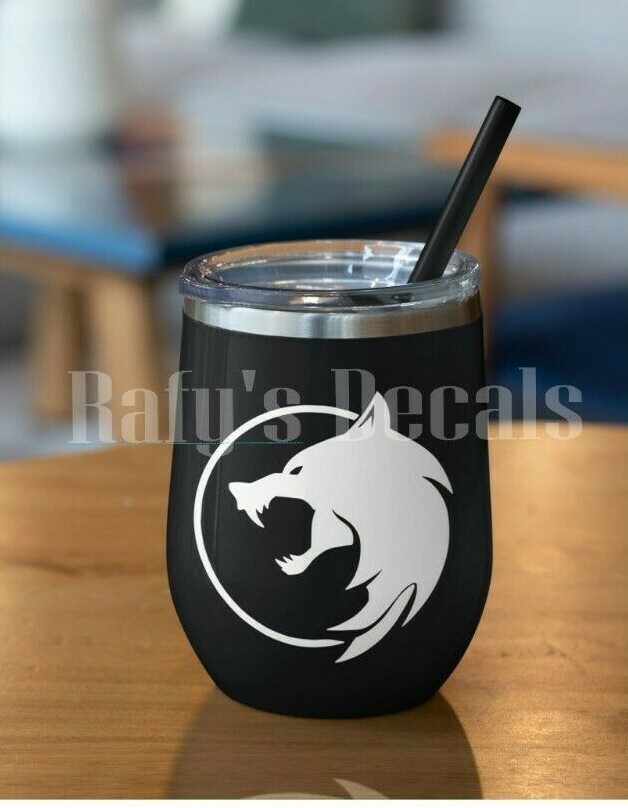 WOLF VINYL DECAL CAR WINDOW LAPTOP IPHONE TUMBLER CHOOSE COLOR AND SIZE