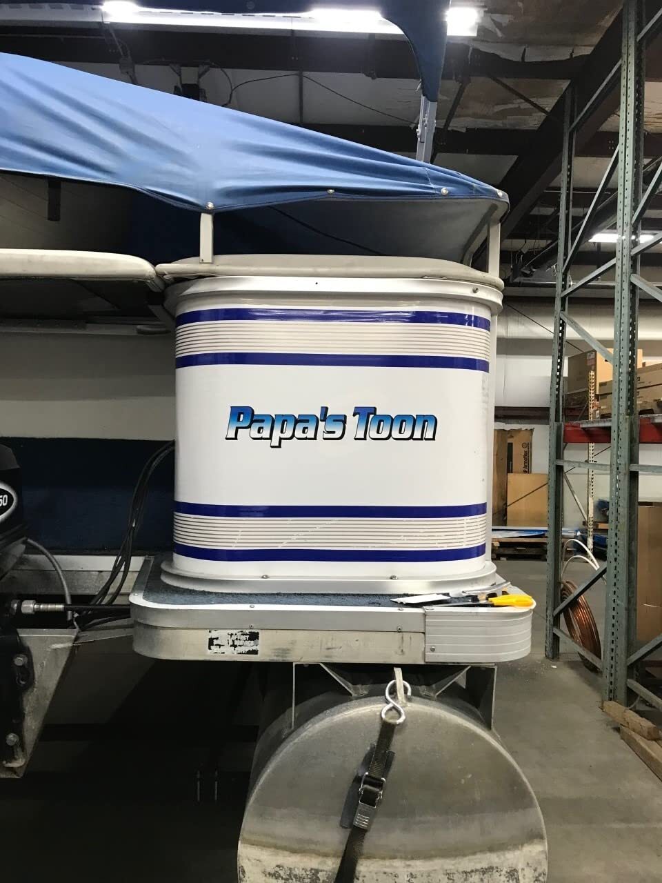 Boat Name Decal 2×12" / Custom Hull Graphic / Premium Marine Vinyl Lettering GR
