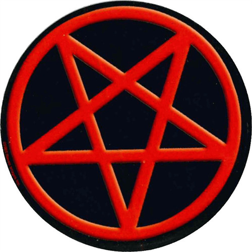 Pentagram Round Sticker – 2 1/2" Round