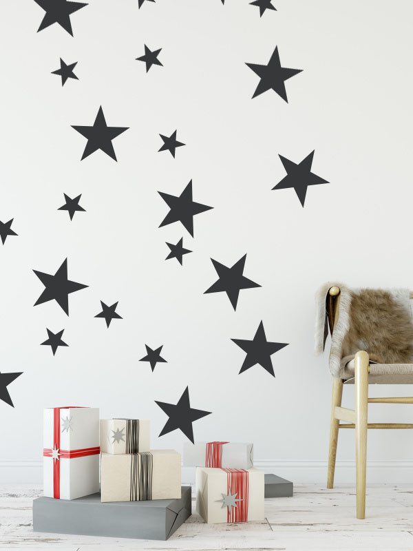 Star Wall Decals, Star Wall Stickers, Star Wall Decals Nursery, Childrens Decor