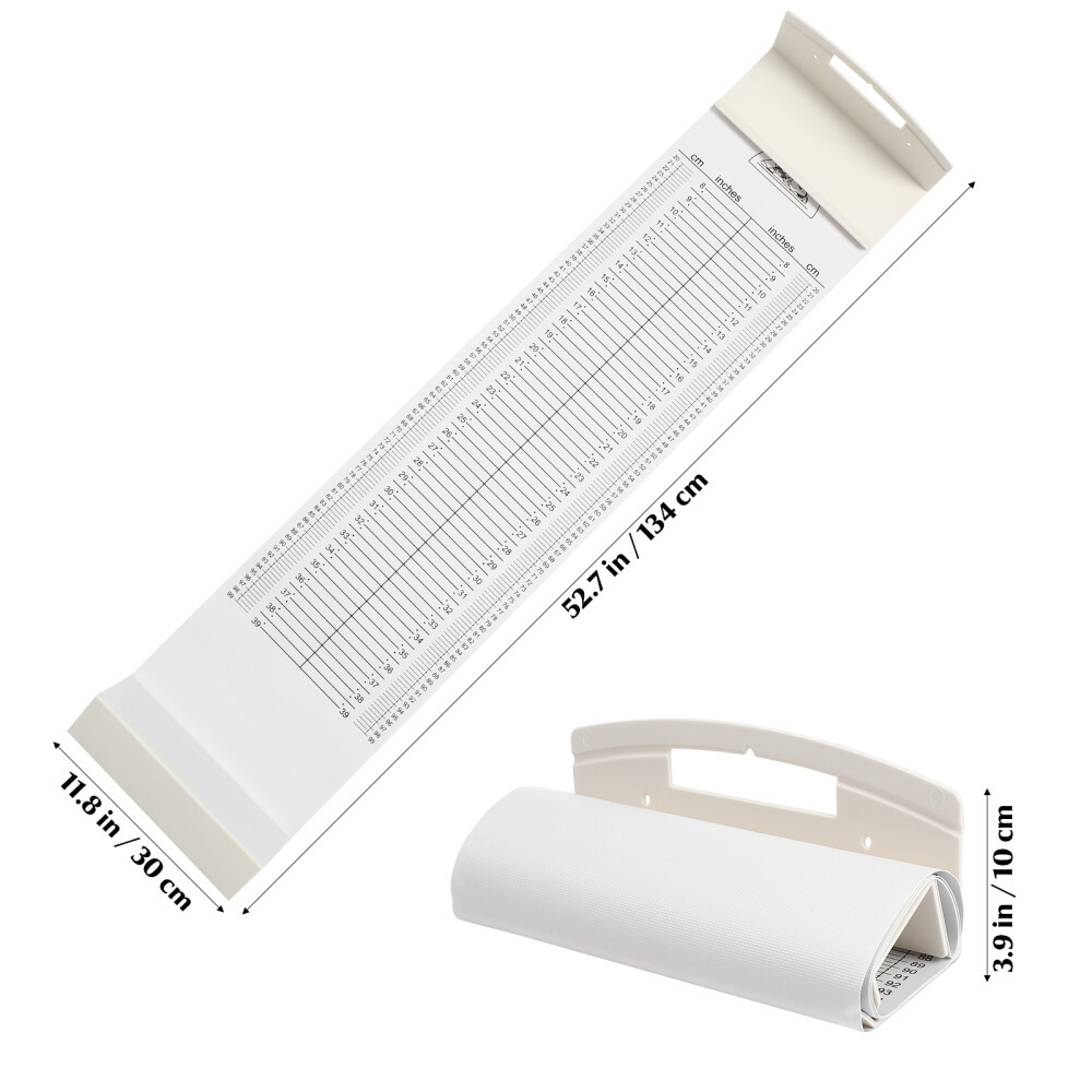 Infants Height Ruler Safe Measuring Mat Height Ruler for Newborns Toddlers