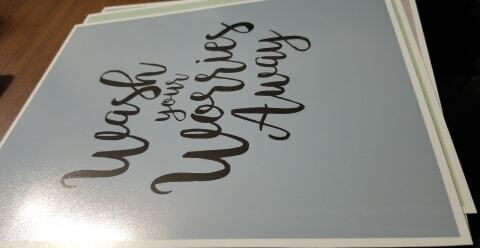 My Vinyl Story Bathroom Decor Unframed Prints (B14)