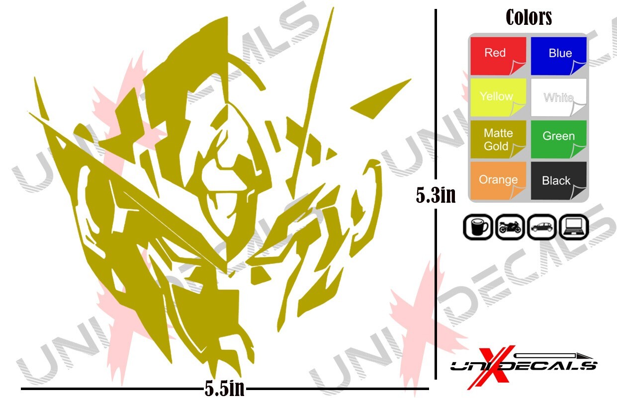 Gundam Cut Out Vinyl Sticker