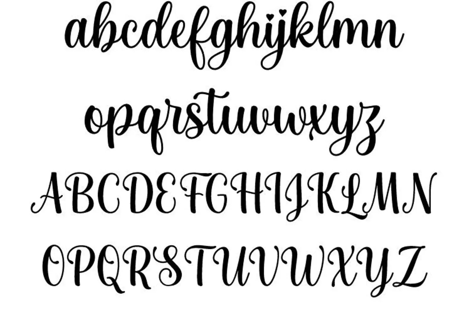 Holographic Custom Cursive Name with Hearts Vinyl Custom Lettering Decal