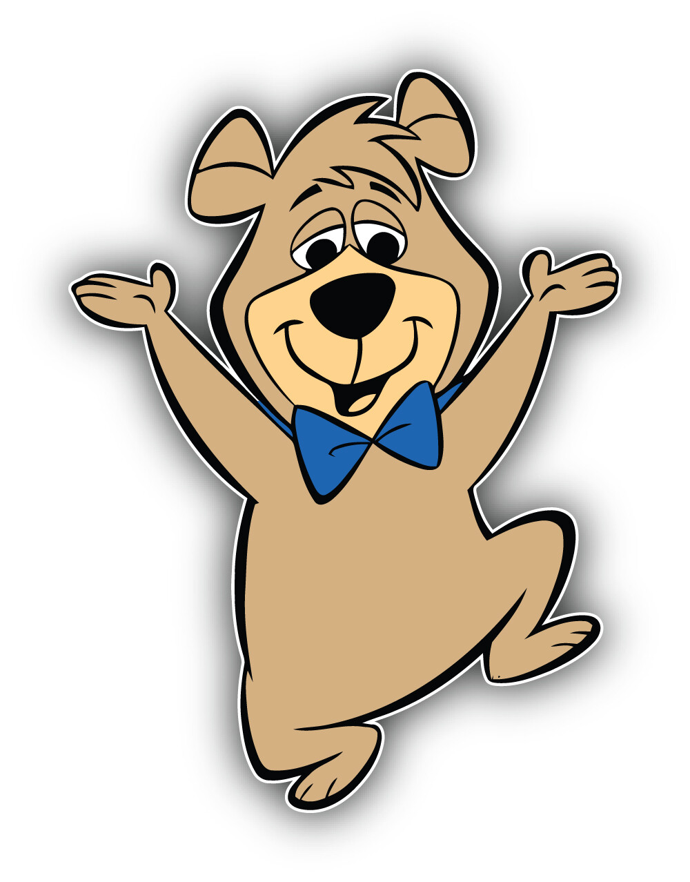 Yogi Bear Cartoon Boo Boo Sticker Bumper Decal – "SIZES"