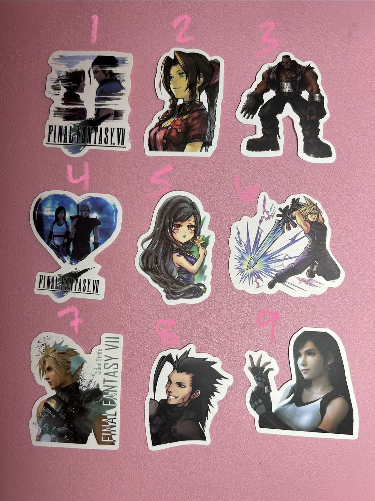 Final Fantasy And More Anime Stickers