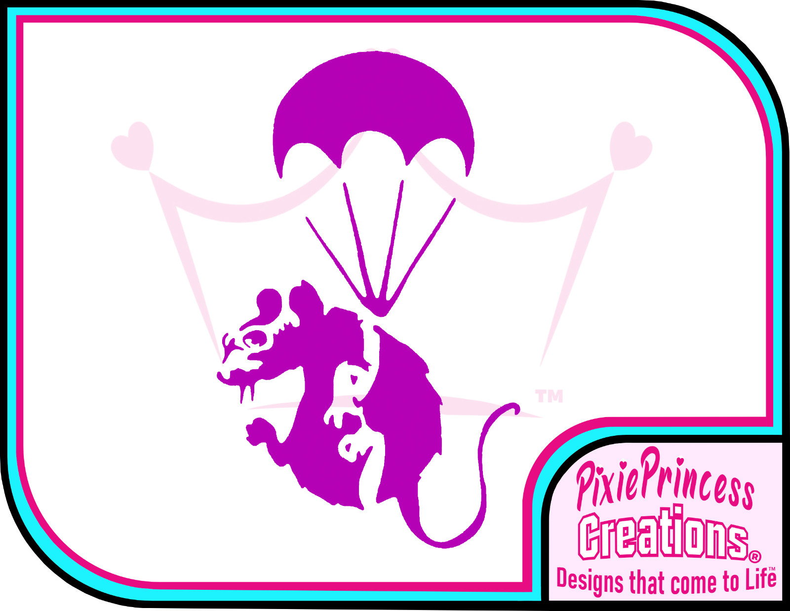 Banksy I Paratrooper Rat Vinyl Sticker Wall Art Poster Car Van Home Decor Decal