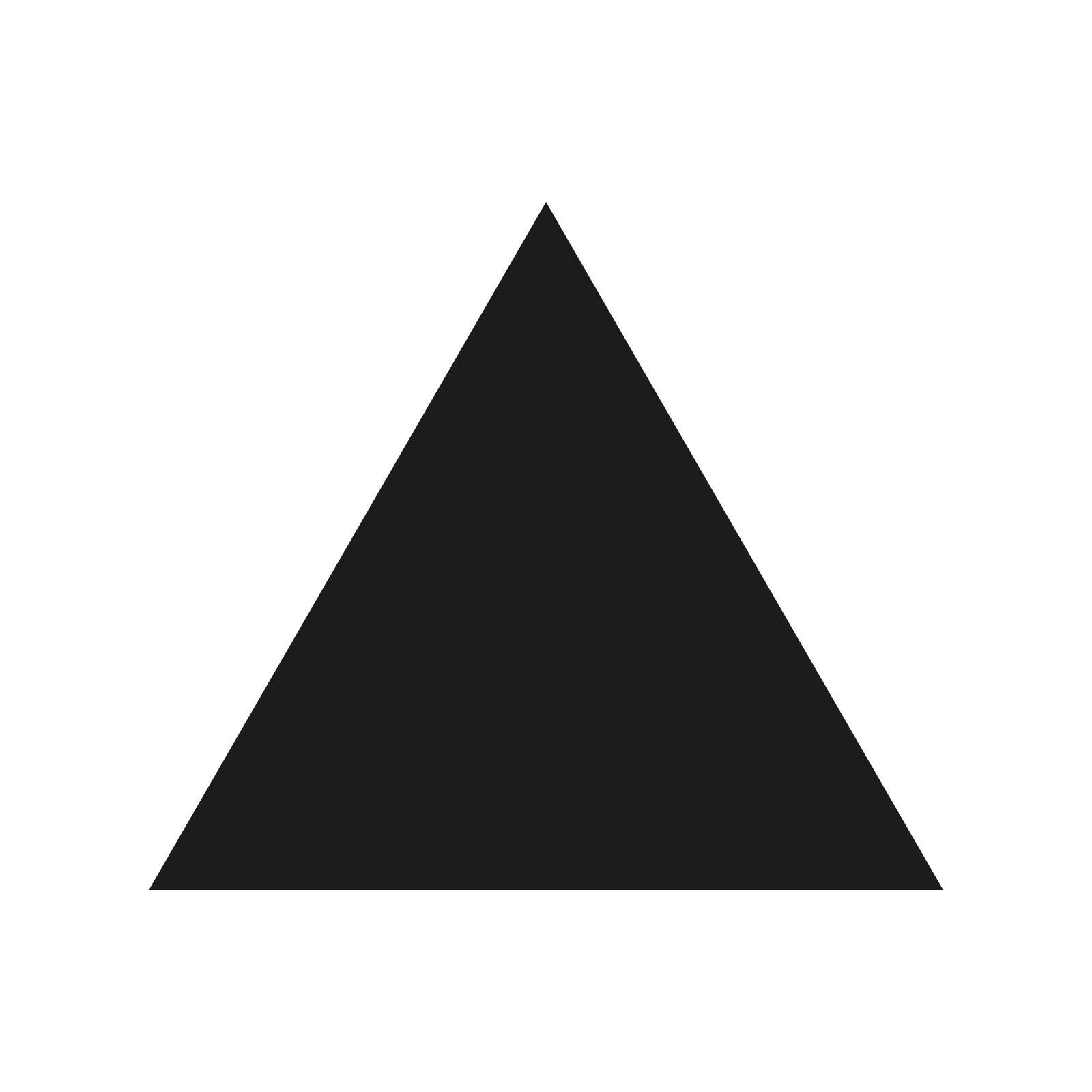 Triangle Shape vinyl decal Triangle laptop car sticker