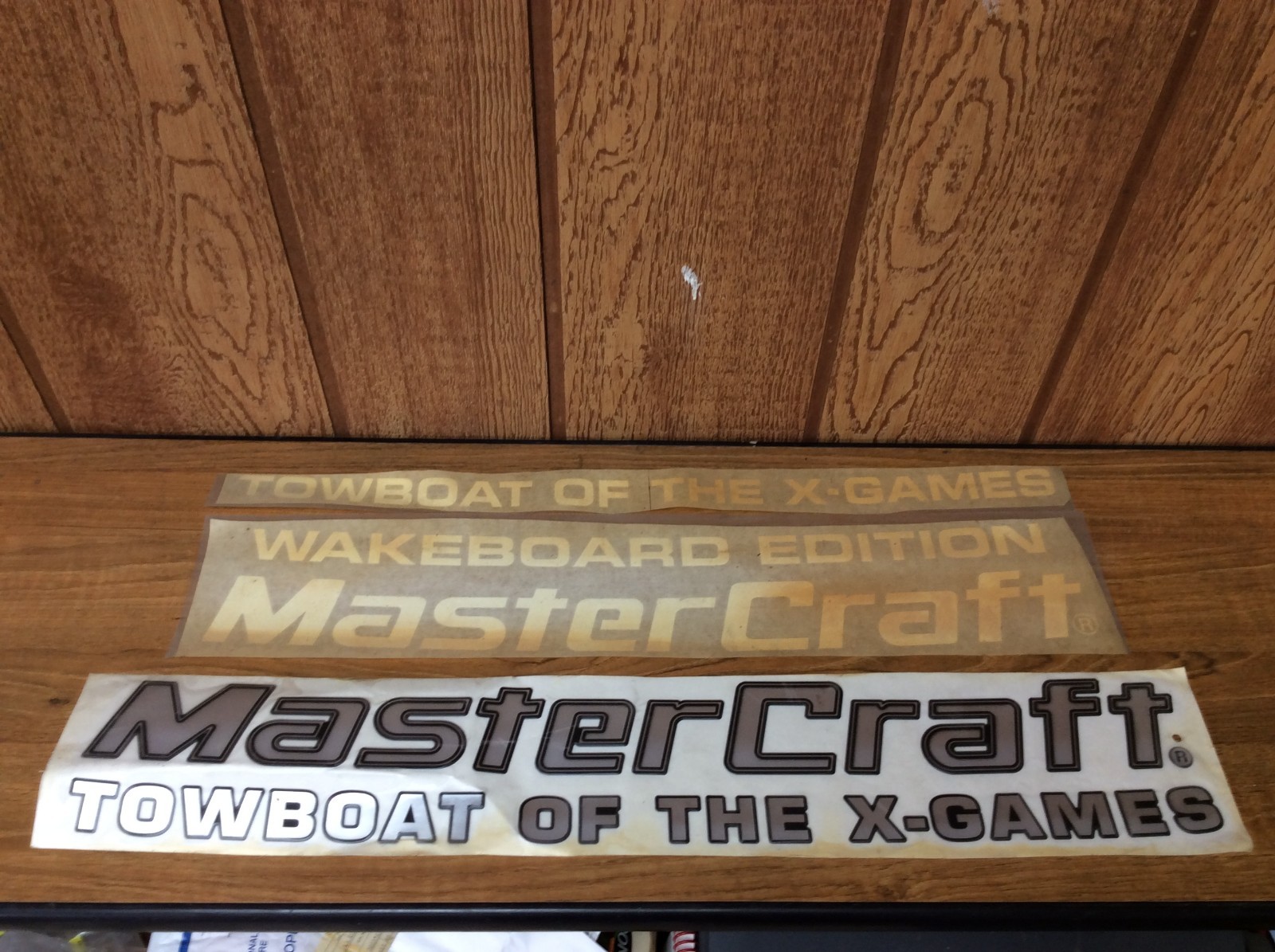 MasterCraft Boats – Silver/White Bundle – Decals/Stickers 30"x5"