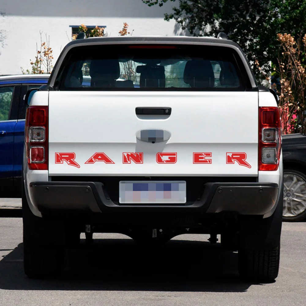 Aftermarket Tailgate Letter & Rear Tail Graphic Decal for Ford Ranger | Custom V