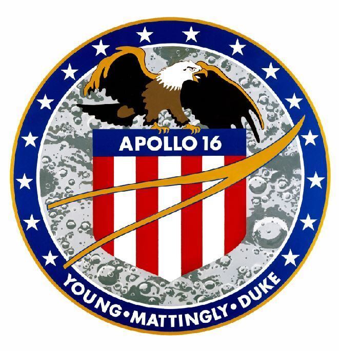 Nasa Apollo 16 Sticker Decal M403