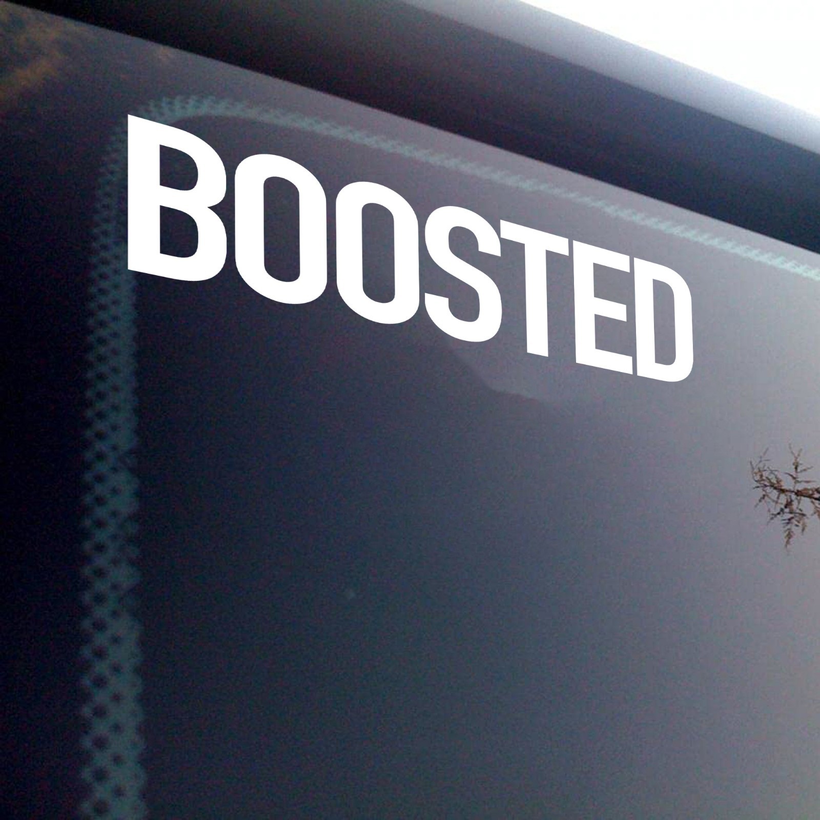 Boosted Vinyl Decal Turbo Performance Modified Tuner Build Car Sticker