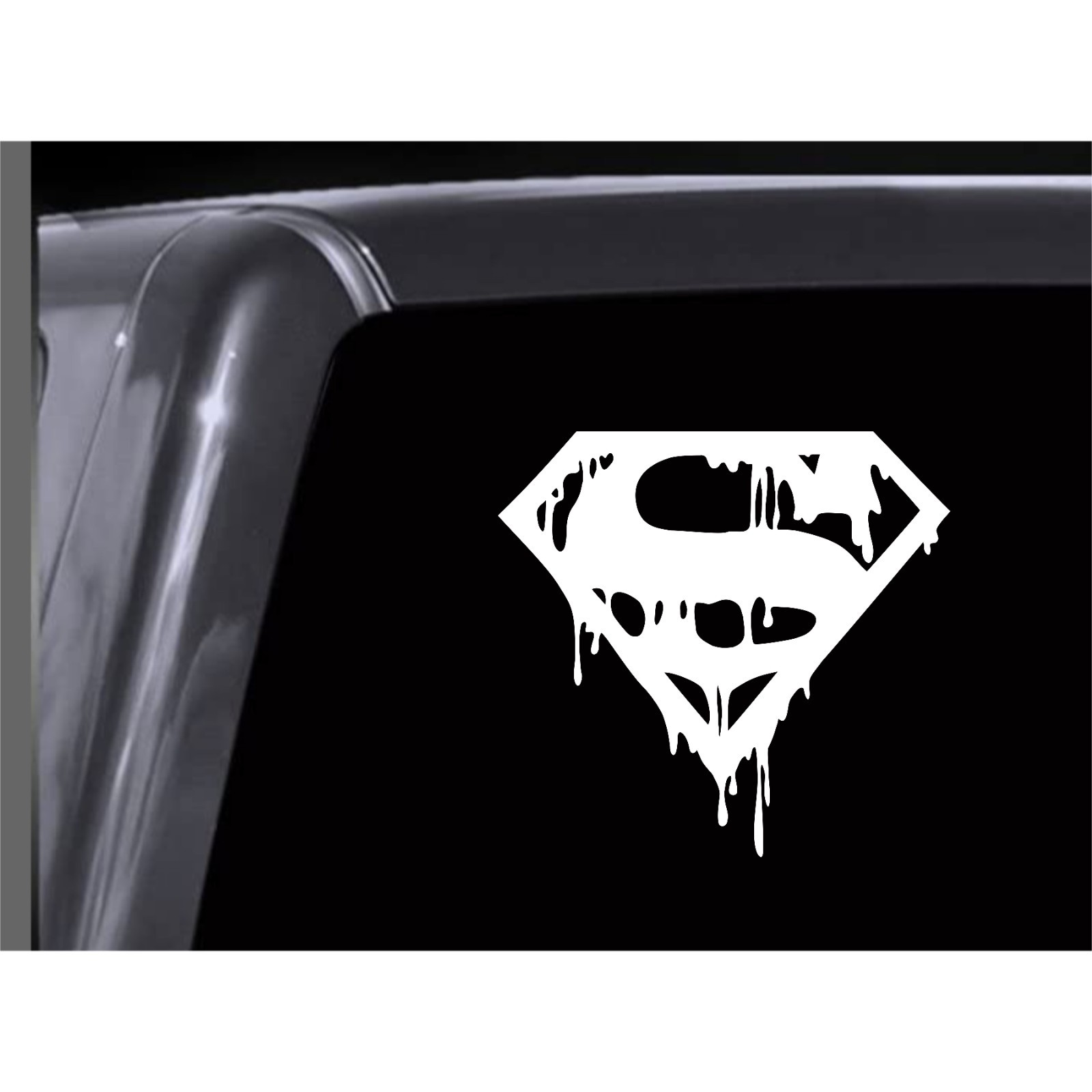Superman Shield Vinyl Decal Drip Death of Superman Car Window Wall Truck Sticker