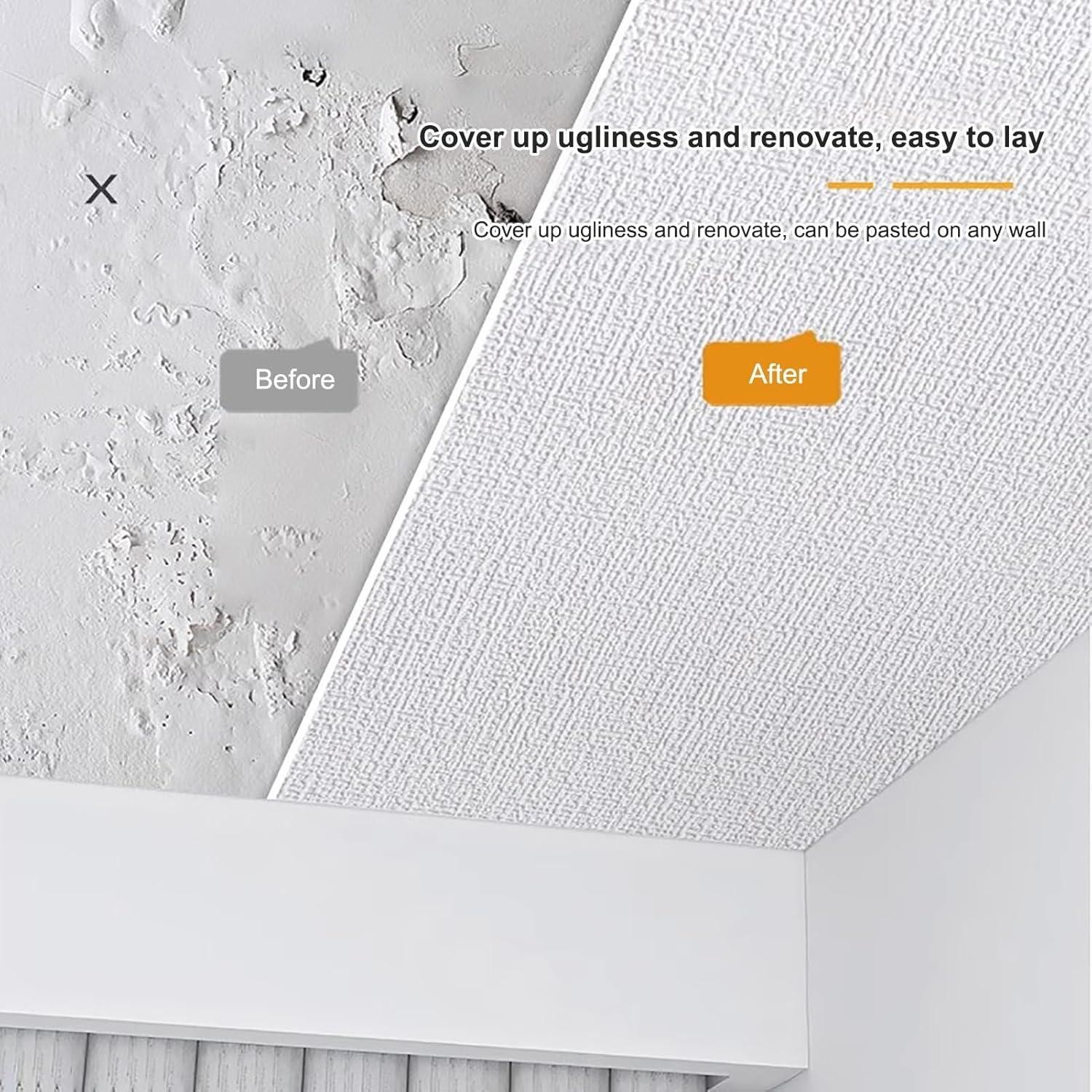 3d Linen Foam Wall Sticker, Self-adhesive Pvc Moisture-proof Home Decor.