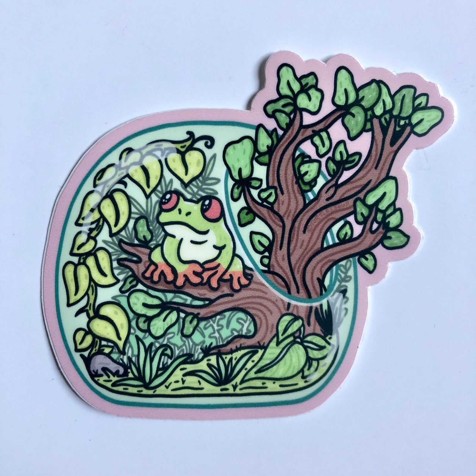 NEW! Turtle’s Soup SET OF 4 VINYL STICKERS / DECALS — 3×3” Cute Camping Theme