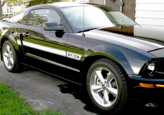 Side Body Stripe Stripes Graphics fit any 2007 2008 California Special Mustang