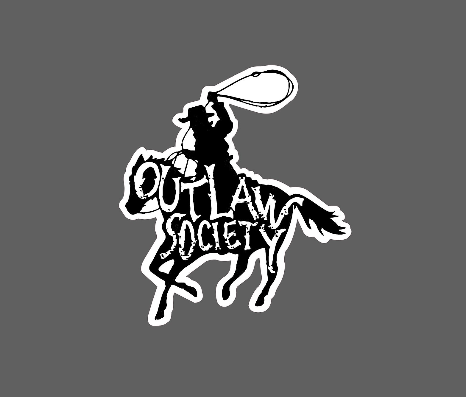 Outlaw Society Sticker Cowboy Waterproof – Buy Any 4 For $1.75 EACH Storewide!
