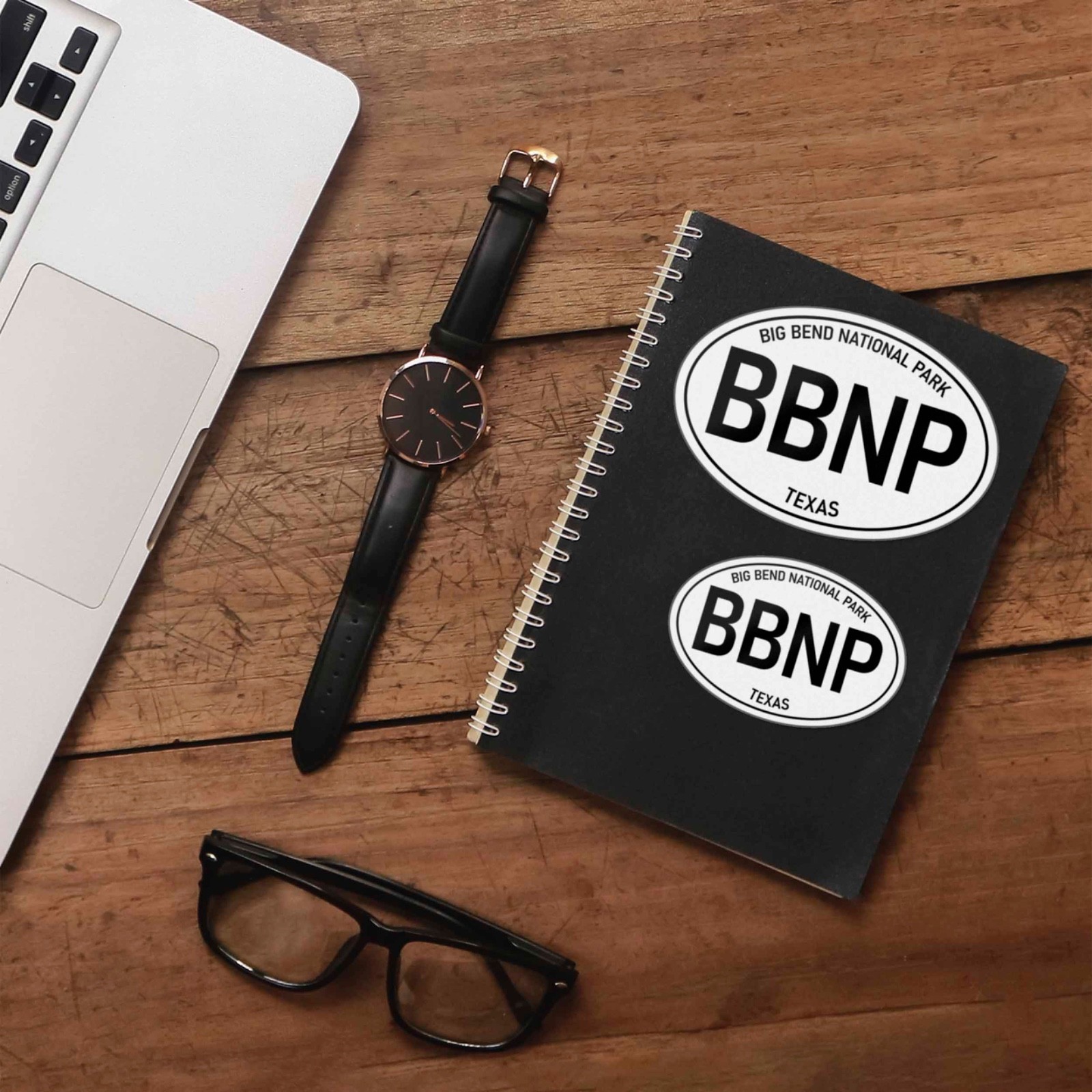 Big Bend National Park White Oval Bumper Sticker