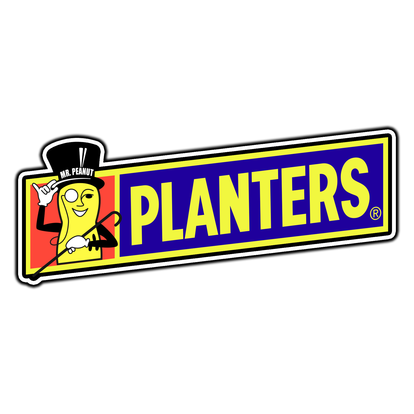 Mr. Peanut Planters Logo #3 Sticker Waterproof Vinyl Decal Die-Cut Laptop Car