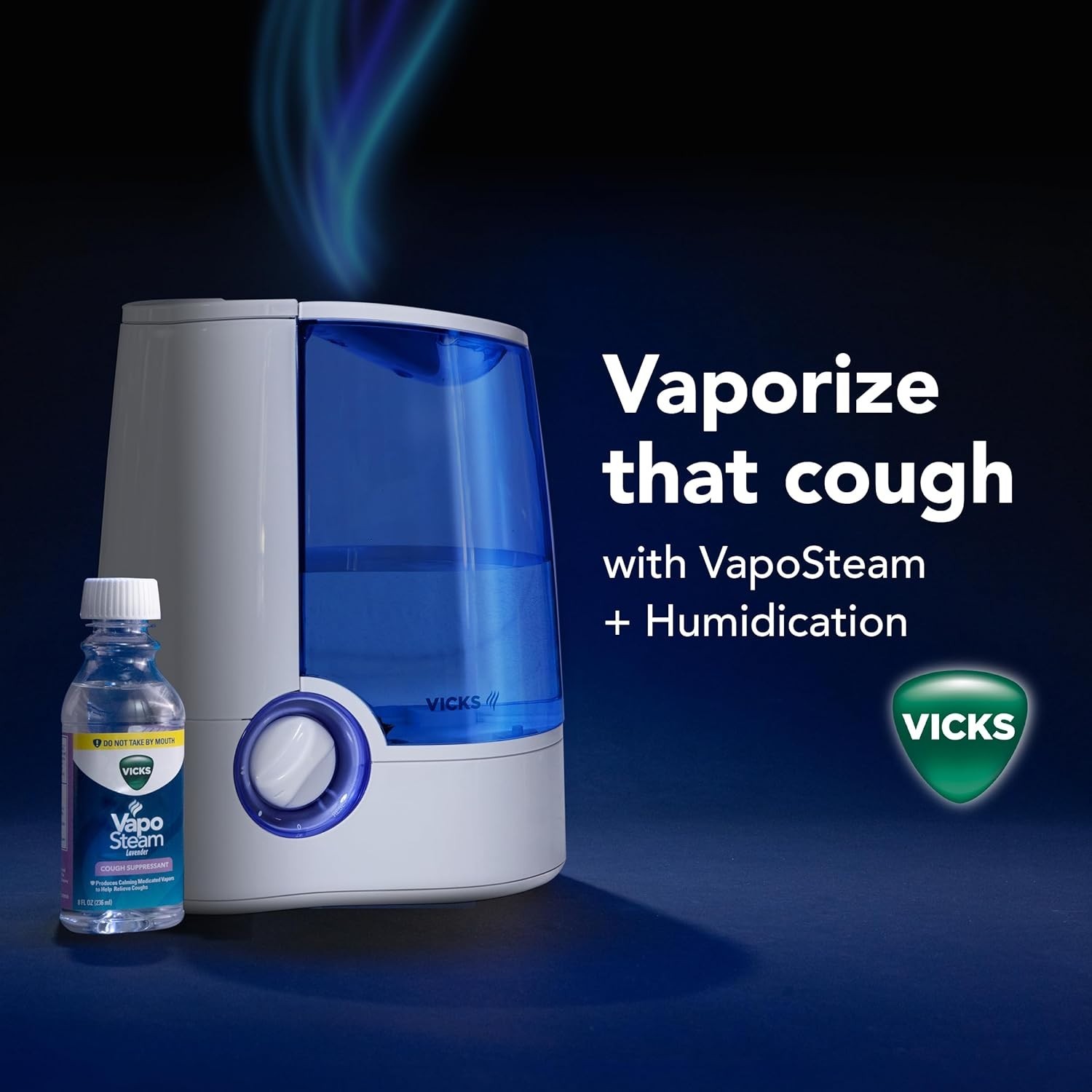 Warm Mist Humidifier – Air Humidifier for Bedroom, Home Large Room,
