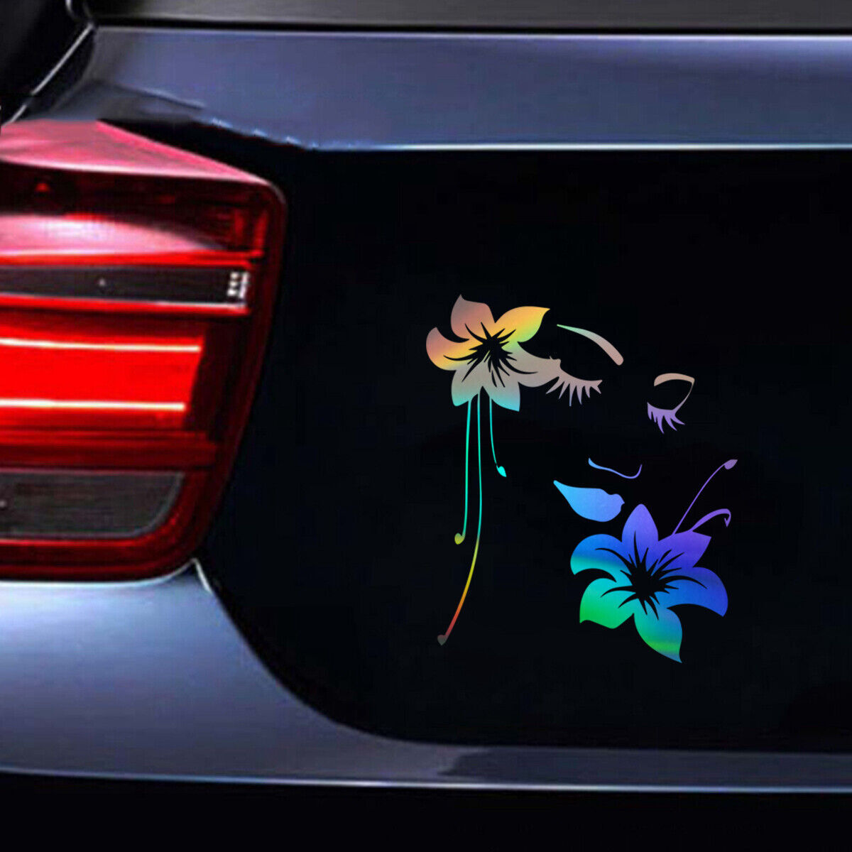 1pcs Flowers Butterfly Wall Stickers Car Window Door Laptop Art Vinyl Decal