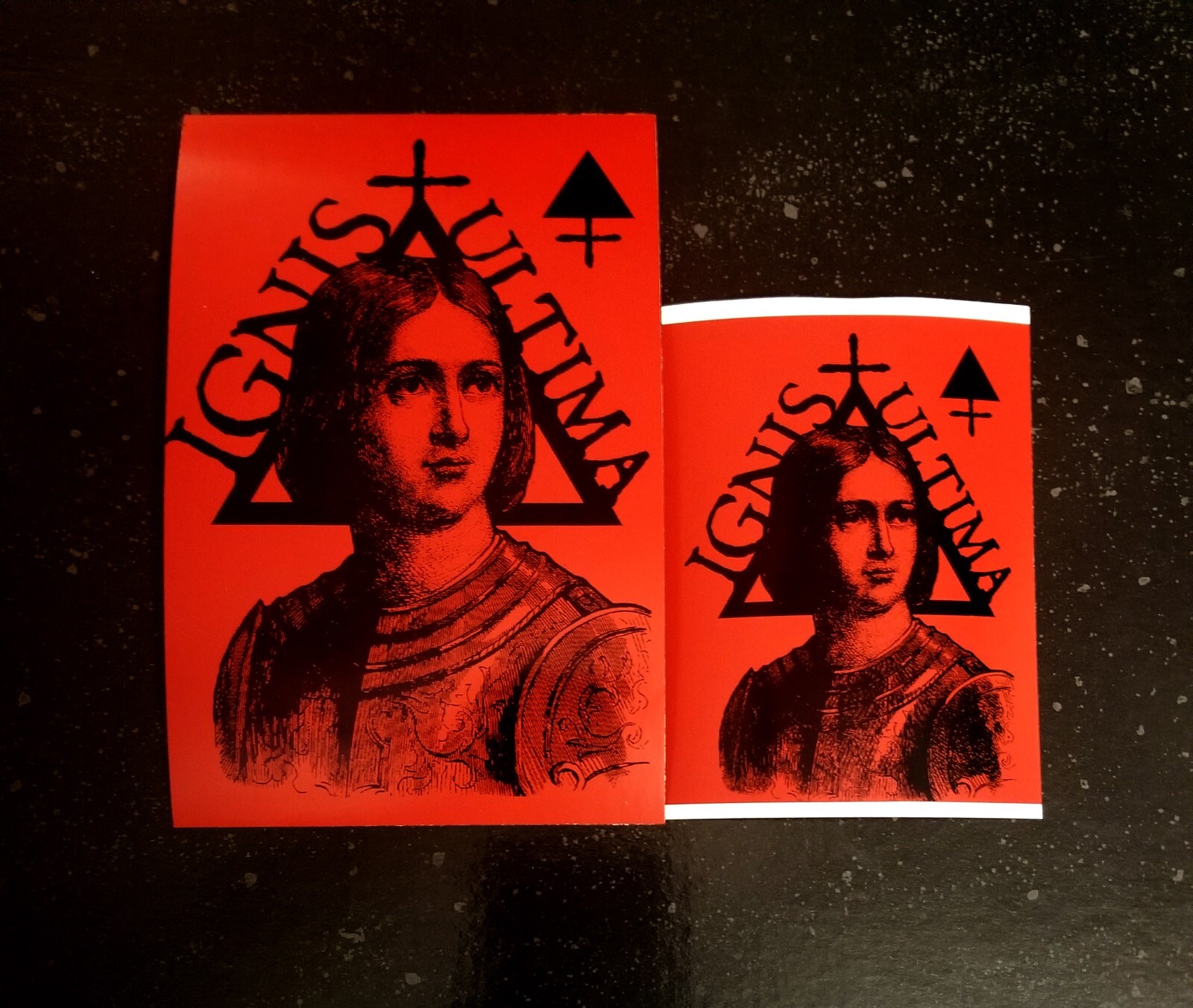 ♆ Joan of Arc 5 x 4" Waterproof Vinyl Sticker [💪 HQ Durability!] Occult Goth