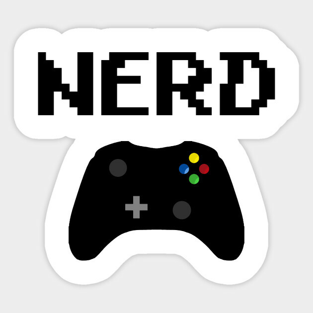 Game Controller Video Games Nerd Pixel Art Vinyl Decal Decor Bumper Sticker