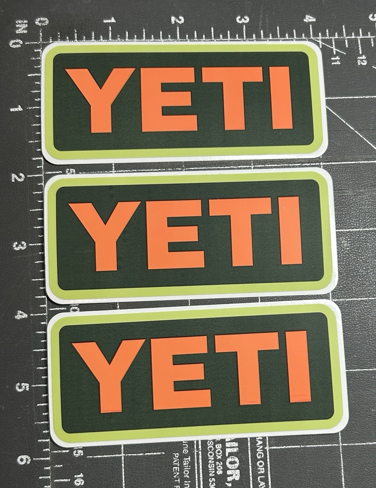 YETI Brand Logo Sticker Decal Utah Outdoor Coolers Gear Insulated Bags Drinkware