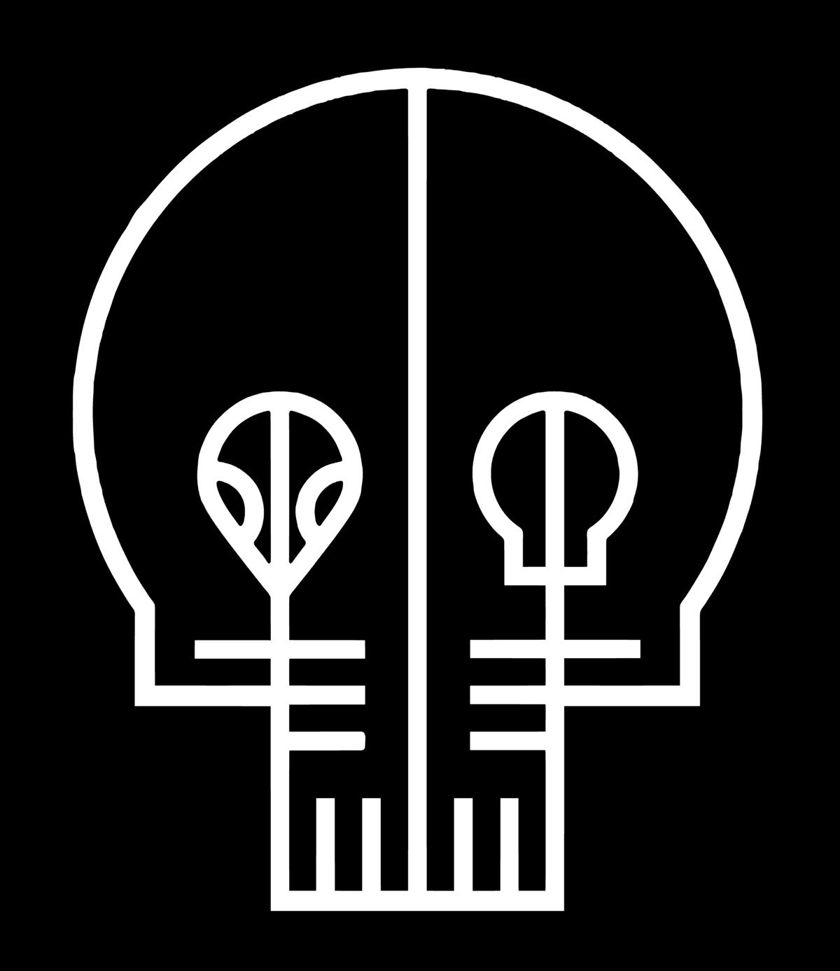Twenty One Pilots Heathens Skull 4"| Waterproof Vinyl Decal |TOP Skeleton Clique