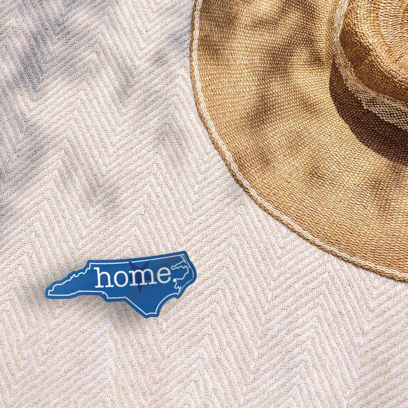 Royal Blue North Carolina Sticker – Cute Durham NC Decal