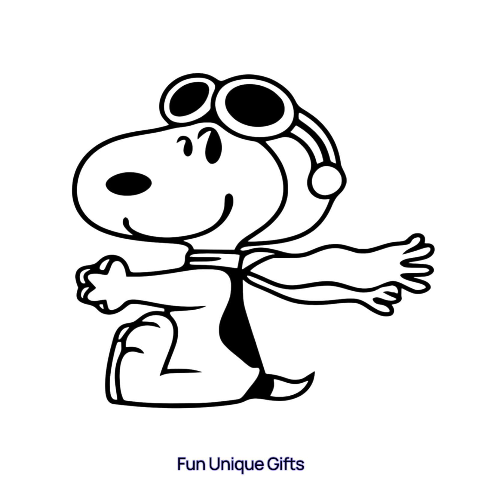 Snoopy Vinyl Decal Sticker -Multiple Colors & Sizes- SHIPS FREE!
