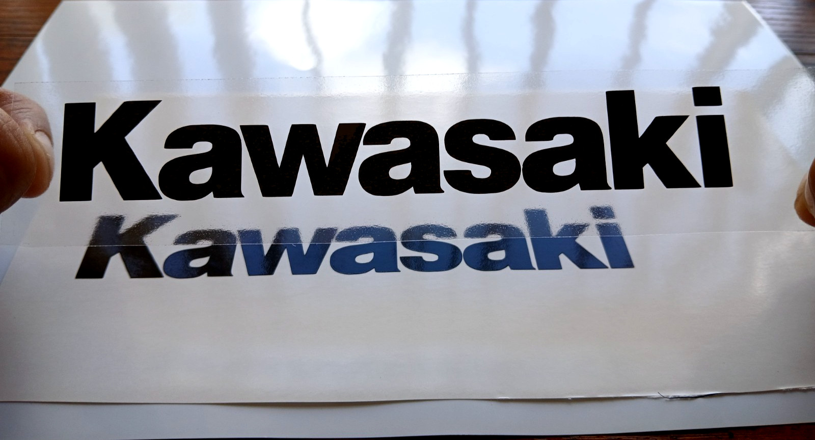 (2) Fits Kawasaki Sticker Vinyl Decal – Racing Bike Motorcycle Tank Set Window