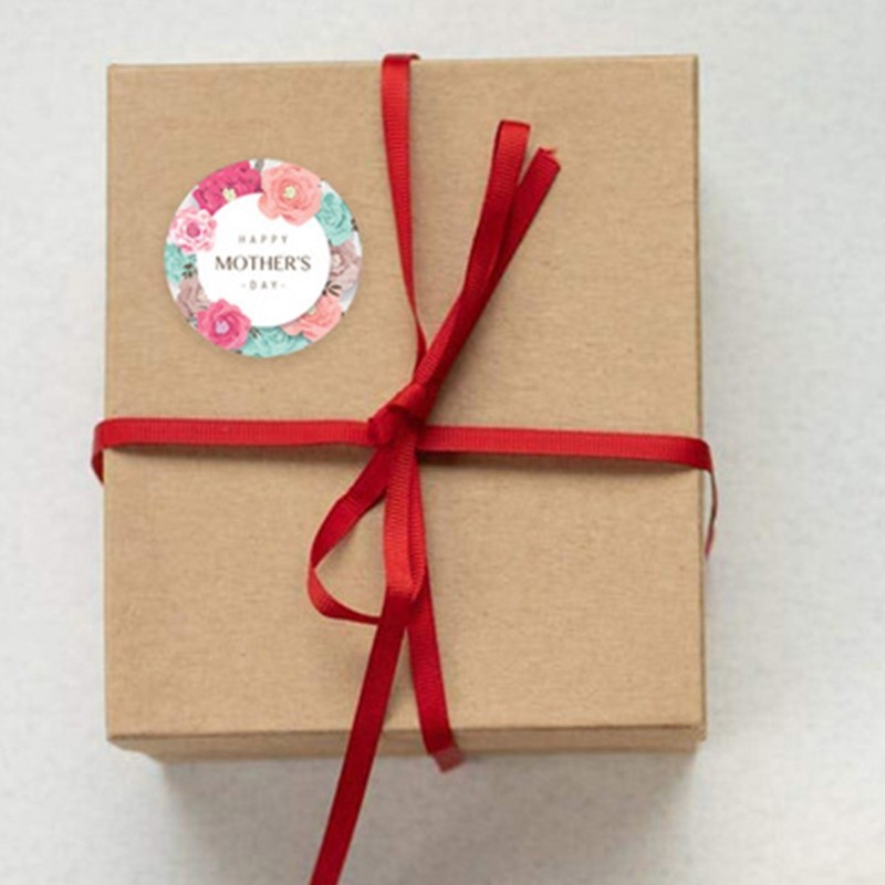 500Pcs Happy Mother s Day Sticker Decorative Wrapping Labels for Gift Packaging