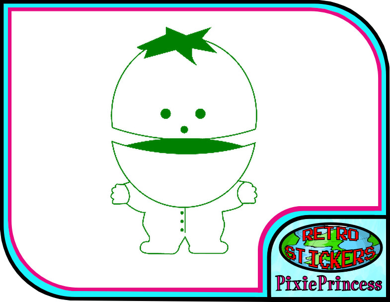 South Park Ike Funny G Vinyl Sticker Canada Car Bike Truck Wall Window Cartoon