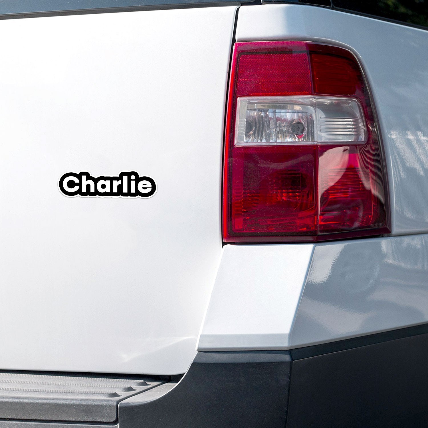 Charlie Name Slogan Kirk Sticker Car Bumper Vinyl Decal