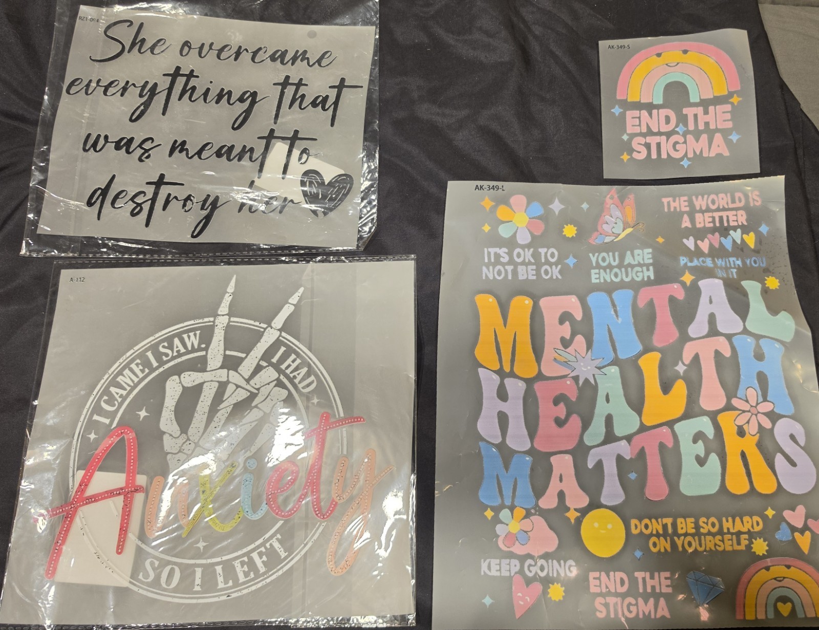 Inspirational Mental Health Quotes short, pillow case